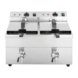 Buffalo Twin Tank Induction Fryer 2x3kW