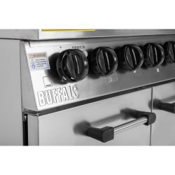 Buffalo 6 Burner Oven Range