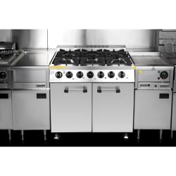 Buffalo 6 Burner Oven Range