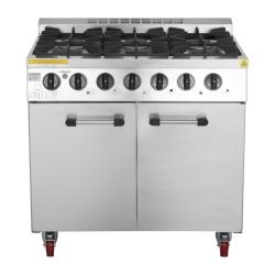 Buffalo 6 Burner Oven Range