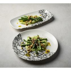 Churchill Kintsugi Accents Quartz Black Evolve Coupe Plate 286mm (12 Pack)