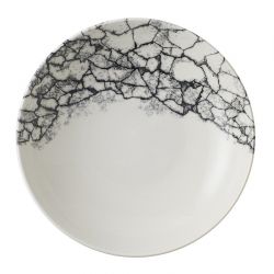 Churchill Kintsugi Accents Quartz Black Evolve Coupe Bowl 248mm (12 Pack)