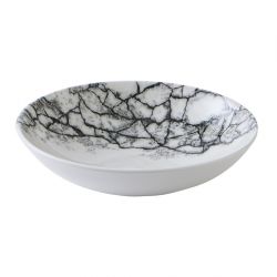 Churchill Kintsugi Accents Quartz Black Evolve Coupe Bowl 184mm (12 Pack)