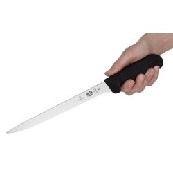 Victorinox Fibrox Filleting Knife Narrow Flexible Blade 20cm