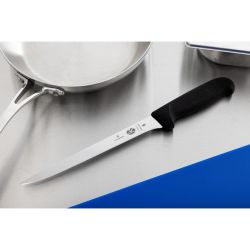 Victorinox Fibrox Filleting Knife Narrow Flexible Blade 20cm