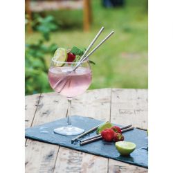 Beaumont Stainless Steel Metal Straws 8.5