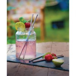 Beaumont Stainless Steel Metal Straws 8.5