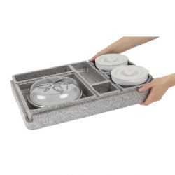 Cambro EPP Tablotherm Meal Delivery System with Dishes