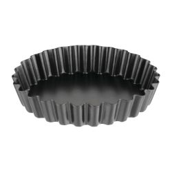 Vogue Non-Stick Mini Quiche Tin With Removable Base (Pack of 3)