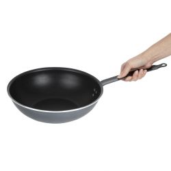 Matfer Bourgeat Classe Chef Aluminium Non-Stick Wok Flared Saut Pan 11cm