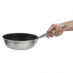 Matfer Bourgeat Tradition Stainless Steel Pro Non-Stick Saut Pan 24cm