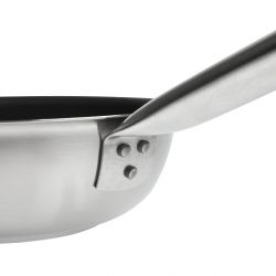 Matfer Bourgeat Tradition Stainless Steel Pro Non-Stick Saut Pan 24cm