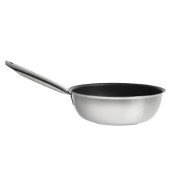 Matfer Bourgeat Tradition Stainless Steel Pro Non-Stick Saut Pan 28cm