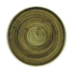 Churchill Stonecast Plume Walled Plates Green 260mm (6 Pack)