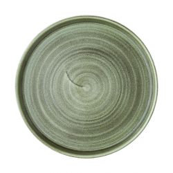 Churchill Stonecast Patina Walled Plates Green 220mm (6 Pack)