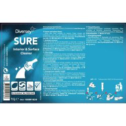 SURE Interior and Surface Cleaner Concentrate 1Ltr