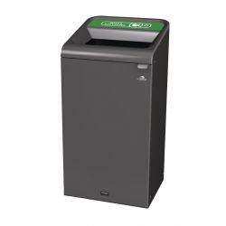 Rubbermaid Configure Container with Mixed Recycling Label Green