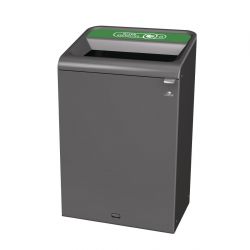 Rubbermaid Configure Container with Mixed Recycling Label Green