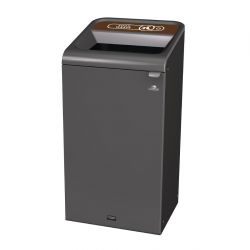 Rubbermaid Configure Container with Food Waste Label Brown