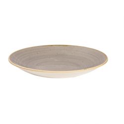 Churchill Stonecast Deep Coupe Plates Grey 255mm (Pack of 12)