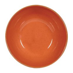 Churchill Stonecast Noodle Bowls Orange 37.8oz 183mm (Pack of 6)