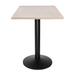 Bolero Pre-drilled Square Table Top Vintage White 700mm