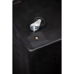 Beaumont Bottle Skip Castors Black (Pack of 4)