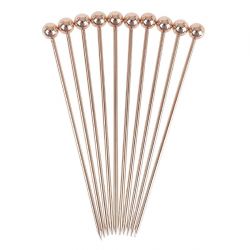 Beaumont Ball Garnish Pick Copper Plated (10 Pack)