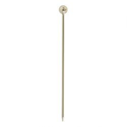 Beaumont Ball Garnish Pick Gold Plated (Pack of 10)