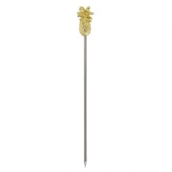 Beaumont Pineapple Garnish Pick Gold Plated (10 Pack)