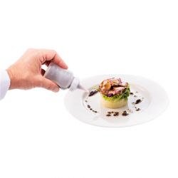 Araven Mini Squeeze Sauce Bottle 90ml White