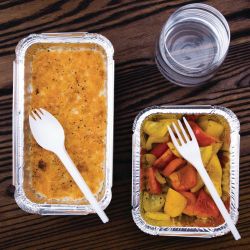 Fiesta Recyclable Foil Containers Medium 450ml (500 Pack)