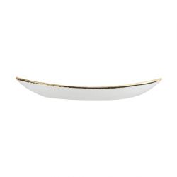 Churchill Studio Prints Homespun Stone Grey Oval Coupe Plate 270 x 229mm (Pack of 12)