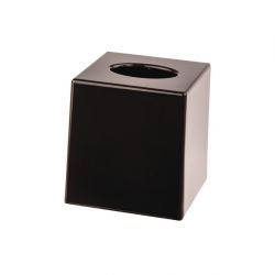 Hotel Complimentary Black Cube Tissue Holder