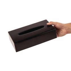 Hotel Complimentary Black Rectangular Tissue Holder