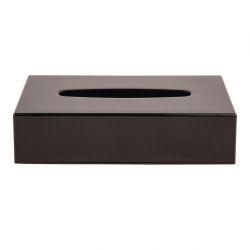 Hotel Complimentary Black Rectangular Tissue Holder