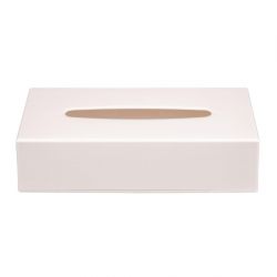 Hotel Complimentary White Rectangular Tissue Holder