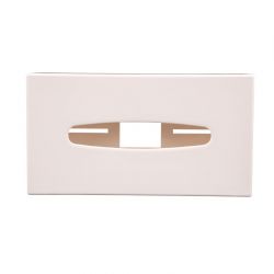 Hotel Complimentary White Rectangular Tissue Holder