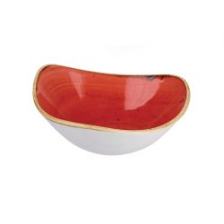 Churchill Stonecast Triangle Bowls Berry Red 235mm (Pack of 12)