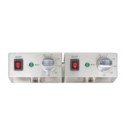 Buffalo Twin Tank Twin Basket 2x3Ltr Countertop Fryer 2x2kW
