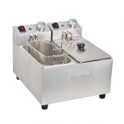 Buffalo Twin Tank Twin Basket 2x3Ltr Countertop Fryer 2x2kW