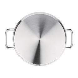 Nisbets Essentials Stainless Steel Stew Pot With Lid 24cm