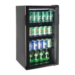 Nisbets Essentials Single Door Back Bar Cooler - 92Ltr