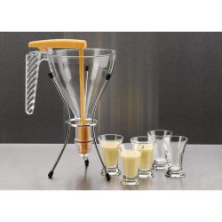 Matfer Bourgeat Piston Funnel with Stand 0.75Ltr