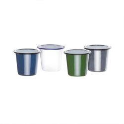 Olympia Enamel Tumbler Grey 310ml (6 pack)