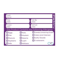 Puracycle Reusable Purple Allergen Labels (20 Pack)