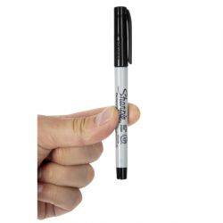 Sharpie Ultra Fine Permanent Marker Black (2 Pack)