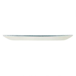 Churchill Studio Prints Raku Oblong Plate 355mm Topaz Blue (Pack of 6)