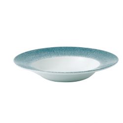 Churchill Studio Prints Raku Wide Rim Bowl Topaz Blue 240mm (12 Pack)