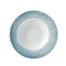 Churchill Studio Prints Raku Wide Rim Bowl Topaz Blue 240mm (12 Pack)